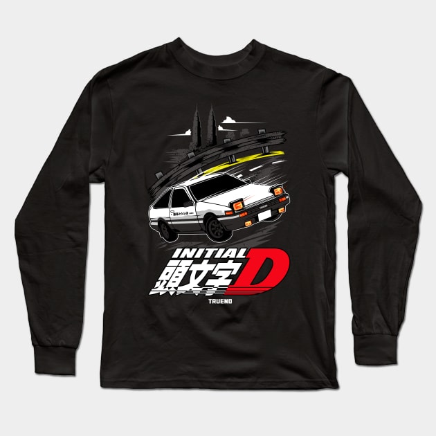 Ae86 Long Sleeve T-Shirt by cungtudaeast